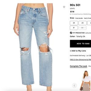 Levi’s 501 Jeans